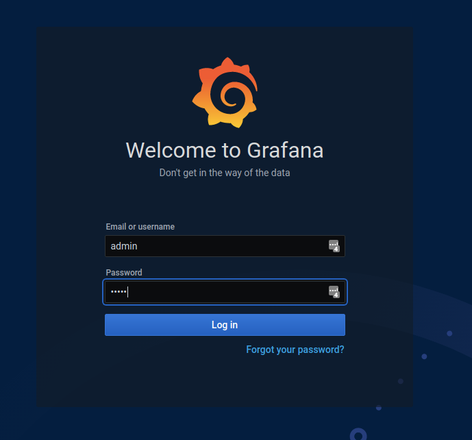 Grafana Login